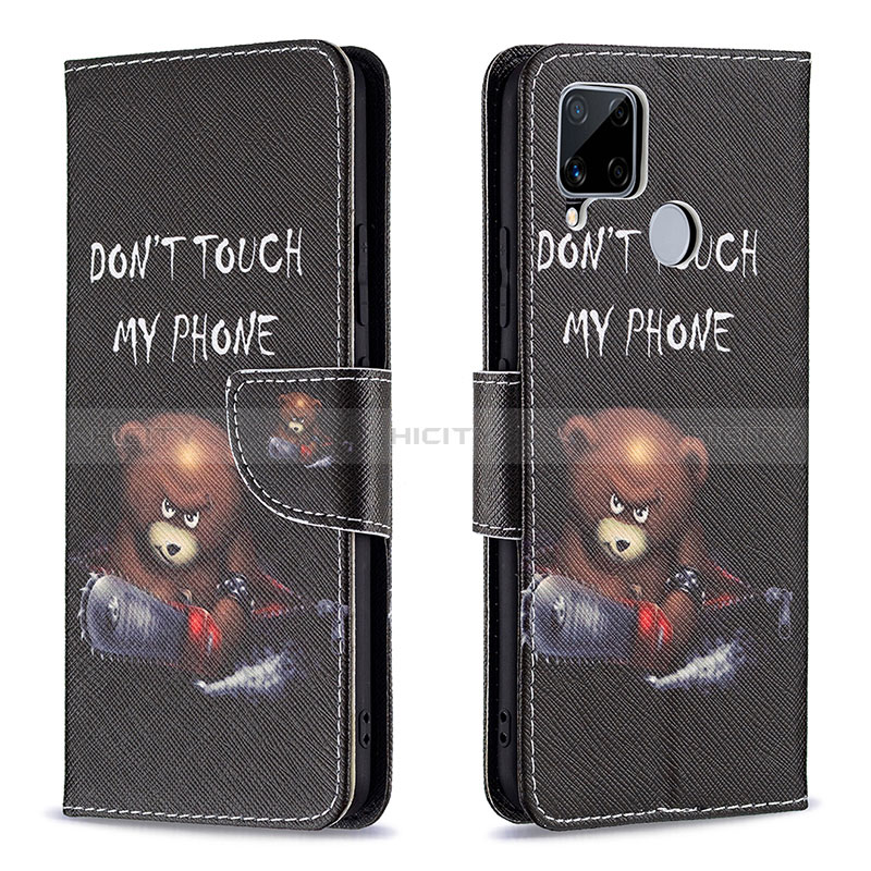 Coque Portefeuille Motif Fantaisie Livre Cuir Etui Clapet B01F pour Realme 7i RMX2193 Plus