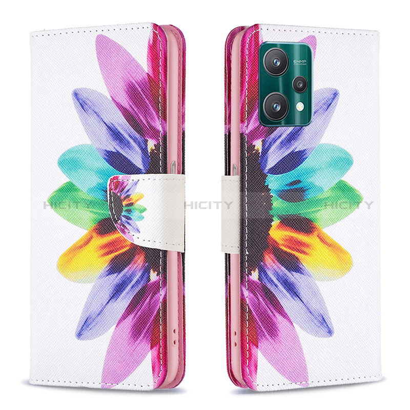 Coque Portefeuille Motif Fantaisie Livre Cuir Etui Clapet B01F pour Realme 9 Pro 5G Mixte Plus