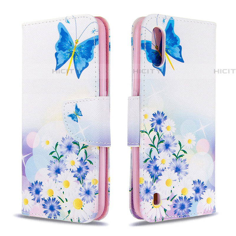 Coque Portefeuille Motif Fantaisie Livre Cuir Etui Clapet B01F pour Samsung Galaxy A01 SM-A015 Plus