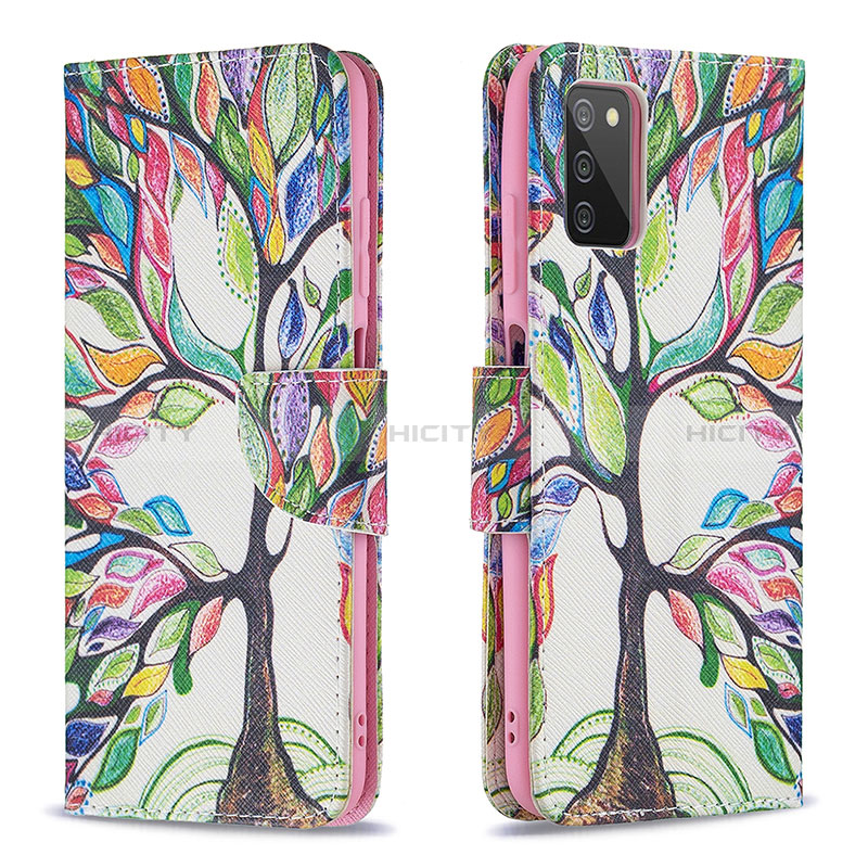 Coque Portefeuille Motif Fantaisie Livre Cuir Etui Clapet B01F pour Samsung Galaxy A02s Plus