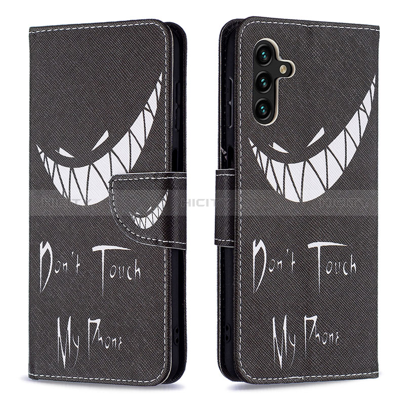 Coque Portefeuille Motif Fantaisie Livre Cuir Etui Clapet B01F pour Samsung Galaxy A04s Plus