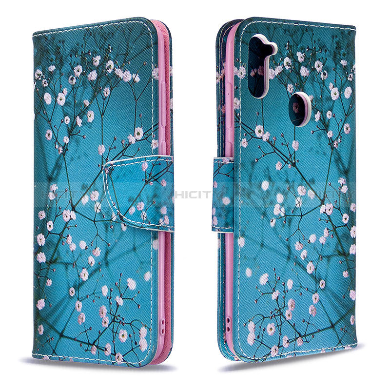 Coque Portefeuille Motif Fantaisie Livre Cuir Etui Clapet B01F pour Samsung Galaxy A11 Plus