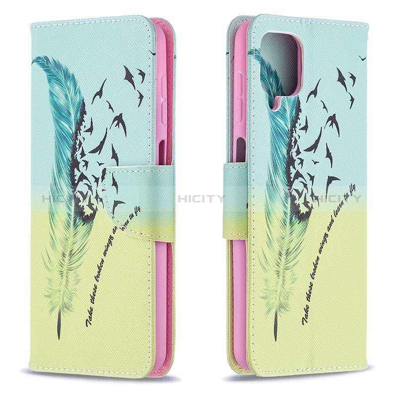 Coque Portefeuille Motif Fantaisie Livre Cuir Etui Clapet B01F pour Samsung Galaxy A12 5G Plus