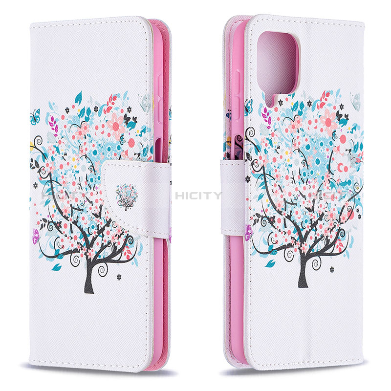 Coque Portefeuille Motif Fantaisie Livre Cuir Etui Clapet B01F pour Samsung Galaxy A12 Nacho Plus