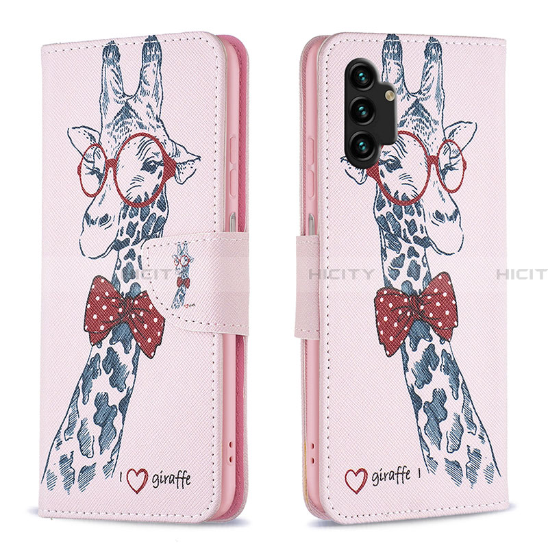 Coque Portefeuille Motif Fantaisie Livre Cuir Etui Clapet B01F pour Samsung Galaxy A13 4G Plus