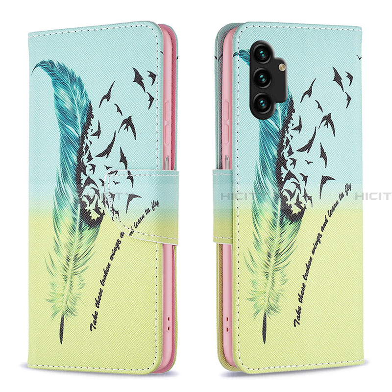 Coque Portefeuille Motif Fantaisie Livre Cuir Etui Clapet B01F pour Samsung Galaxy A13 4G Plus