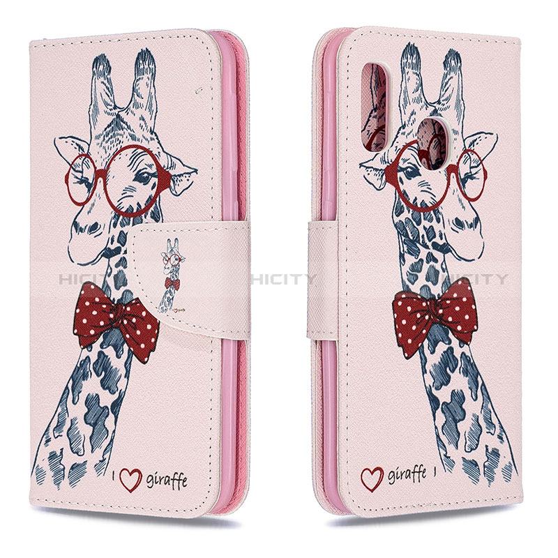 Coque Portefeuille Motif Fantaisie Livre Cuir Etui Clapet B01F pour Samsung Galaxy A20e Plus