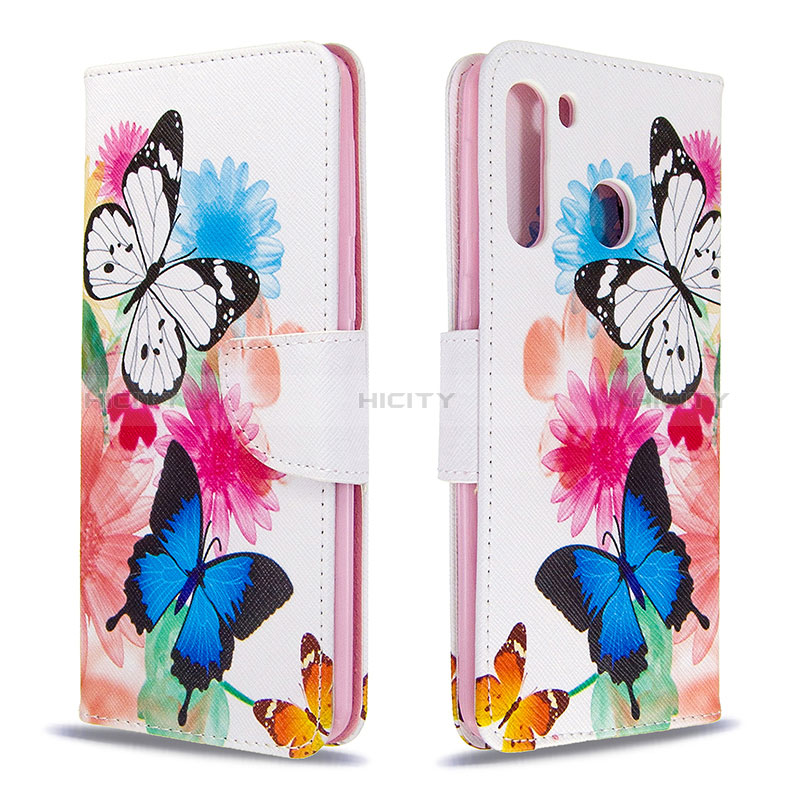 Coque Portefeuille Motif Fantaisie Livre Cuir Etui Clapet B01F pour Samsung Galaxy A21 Plus