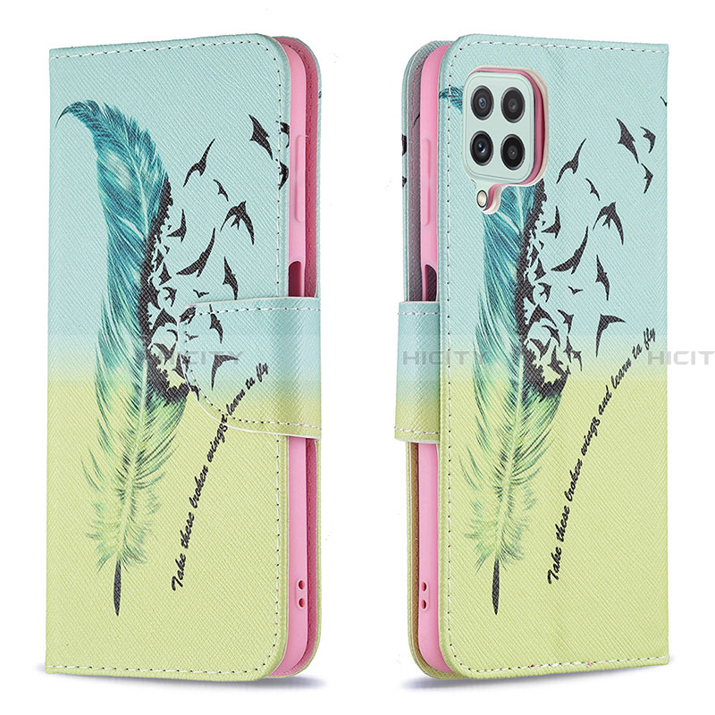 Coque Portefeuille Motif Fantaisie Livre Cuir Etui Clapet B01F pour Samsung Galaxy A22 4G Plus