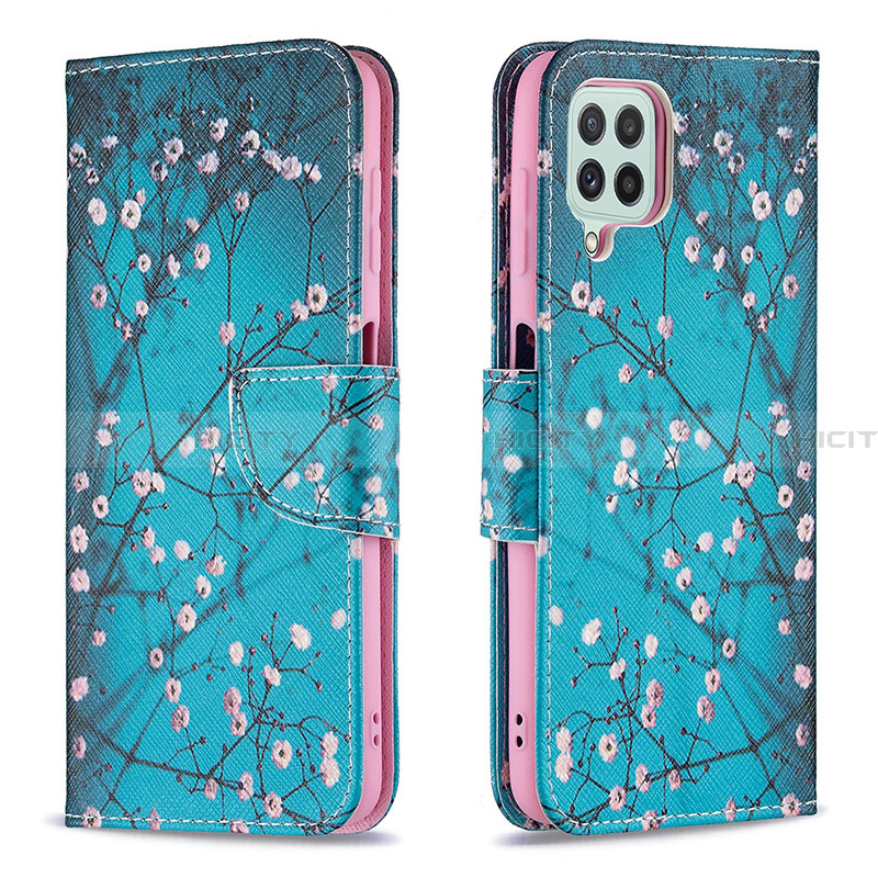 Coque Portefeuille Motif Fantaisie Livre Cuir Etui Clapet B01F pour Samsung Galaxy A22 4G Plus