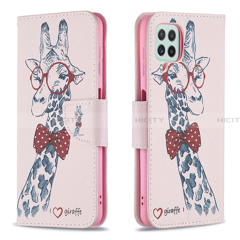 Coque Portefeuille Motif Fantaisie Livre Cuir Etui Clapet B01F pour Samsung Galaxy A22 4G Plus