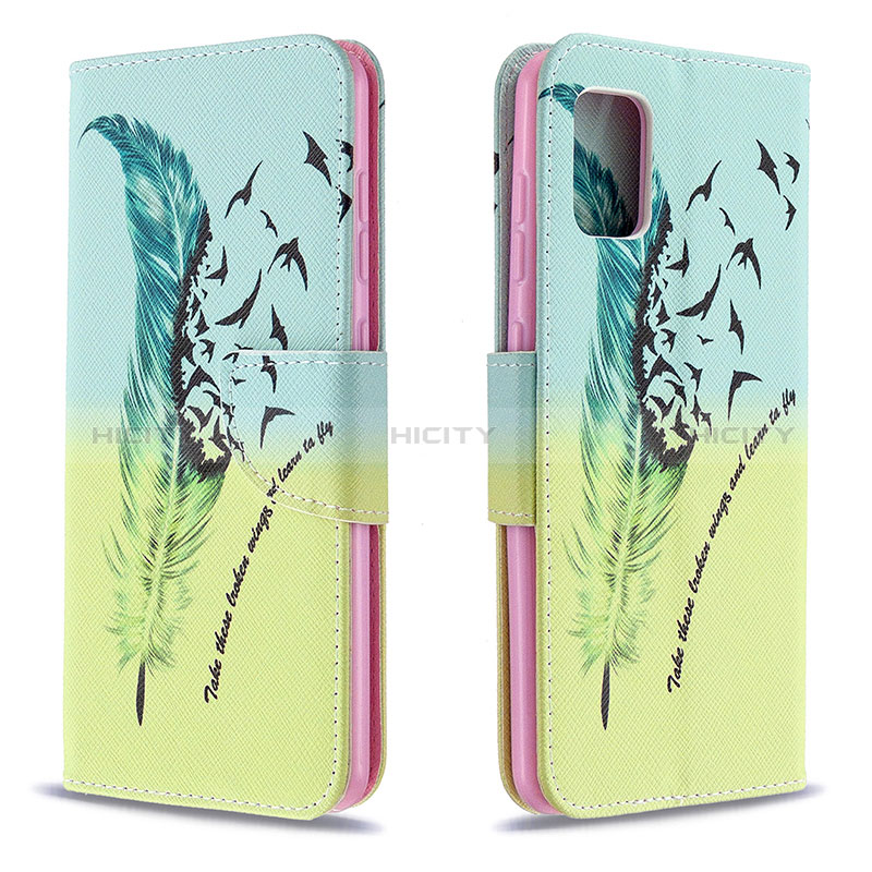 Coque Portefeuille Motif Fantaisie Livre Cuir Etui Clapet B01F pour Samsung Galaxy A31 Plus