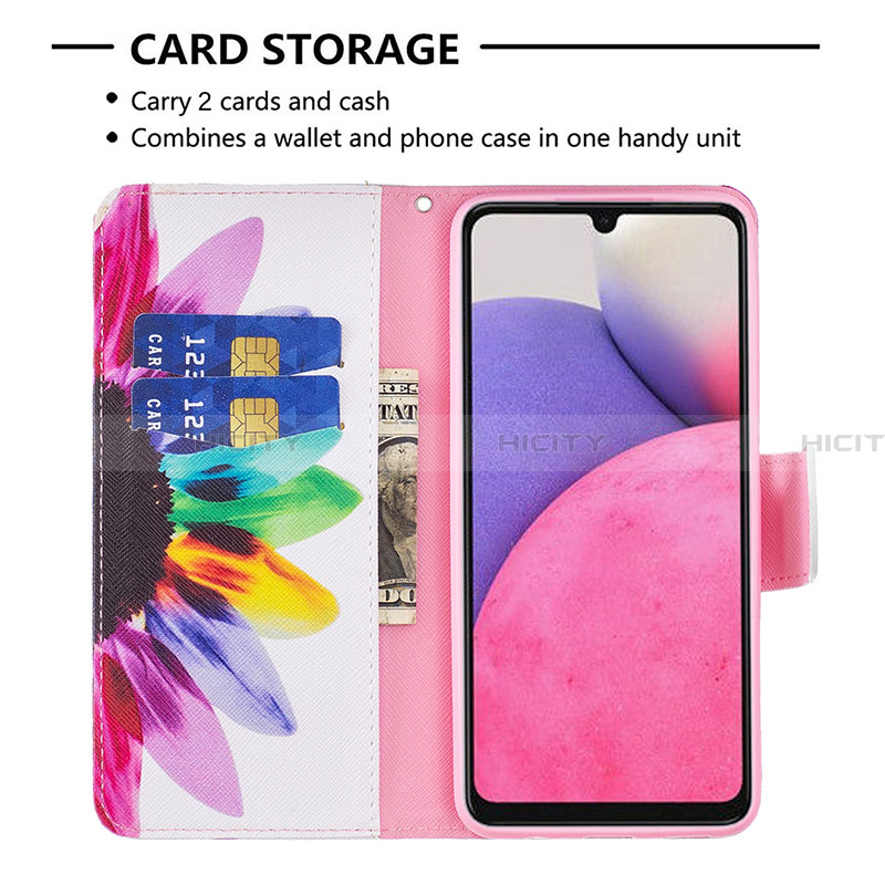 Coque Portefeuille Motif Fantaisie Livre Cuir Etui Clapet B01F pour Samsung Galaxy A33 5G Plus