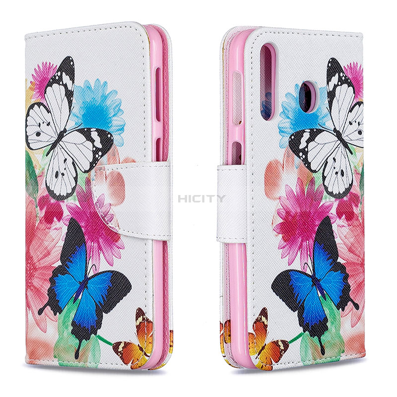 Coque Portefeuille Motif Fantaisie Livre Cuir Etui Clapet B01F pour Samsung Galaxy A40s Plus