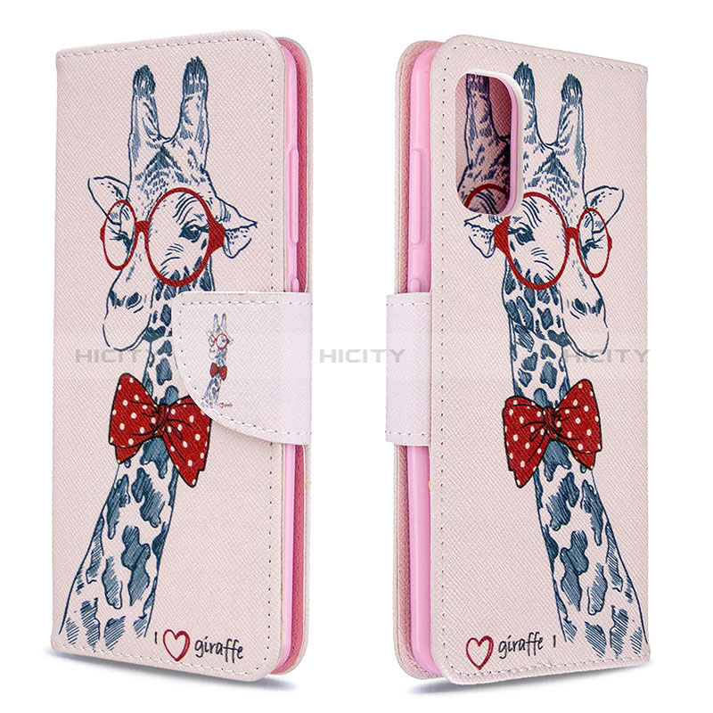 Coque Portefeuille Motif Fantaisie Livre Cuir Etui Clapet B01F pour Samsung Galaxy A41 Plus