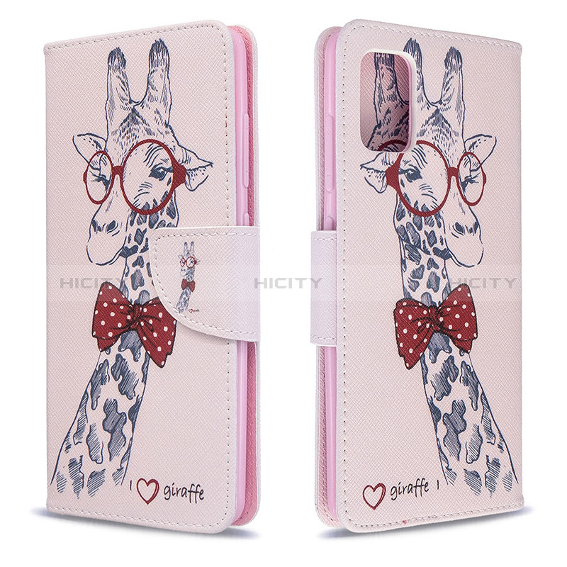 Coque Portefeuille Motif Fantaisie Livre Cuir Etui Clapet B01F pour Samsung Galaxy A51 4G Plus