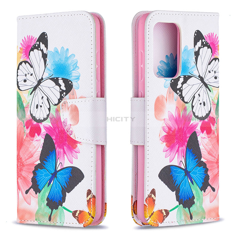 Coque Portefeuille Motif Fantaisie Livre Cuir Etui Clapet B01F pour Samsung Galaxy A52s 5G Colorful Plus