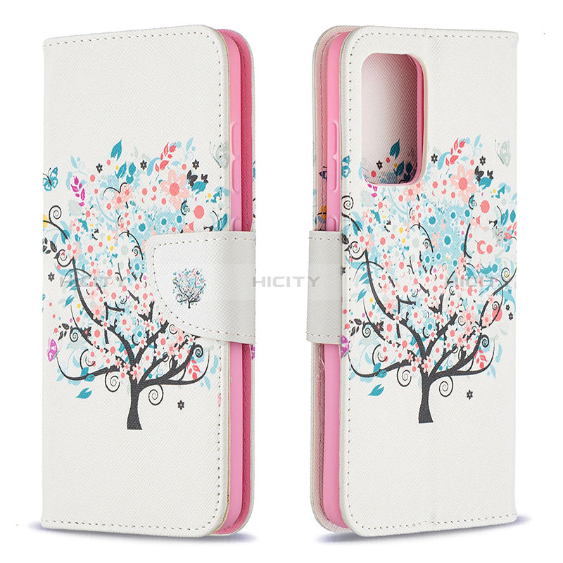 Coque Portefeuille Motif Fantaisie Livre Cuir Etui Clapet B01F pour Samsung Galaxy A52s 5G Plus