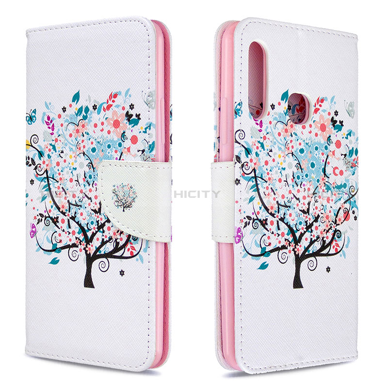 Coque Portefeuille Motif Fantaisie Livre Cuir Etui Clapet B01F pour Samsung Galaxy A70E Plus