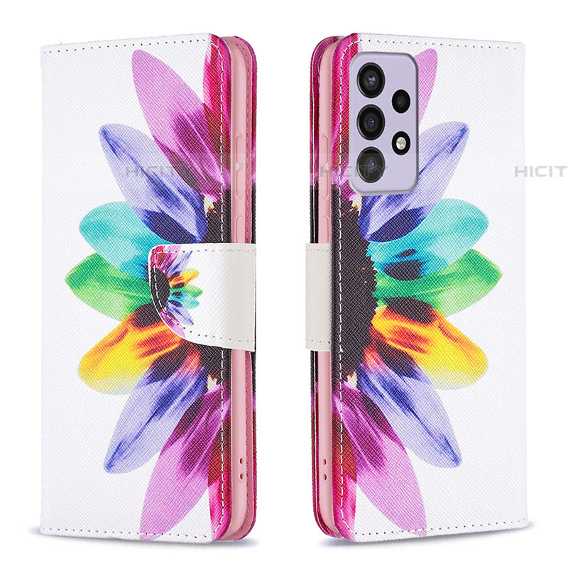 Coque Portefeuille Motif Fantaisie Livre Cuir Etui Clapet B01F pour Samsung Galaxy A73 5G Plus