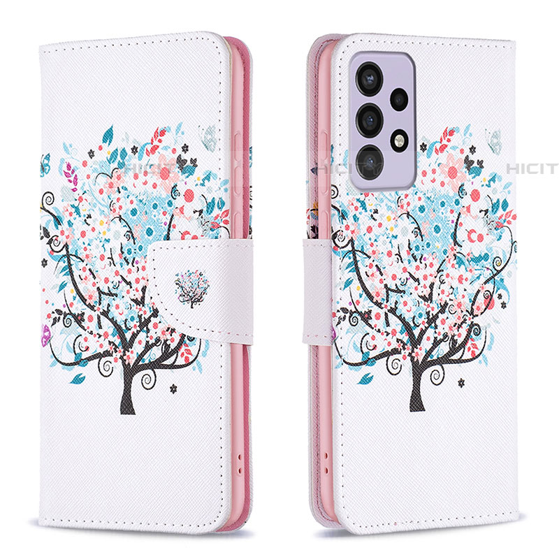 Coque Portefeuille Motif Fantaisie Livre Cuir Etui Clapet B01F pour Samsung Galaxy A73 5G Plus