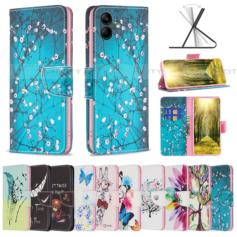 Coque Portefeuille Motif Fantaisie Livre Cuir Etui Clapet B01F pour Samsung Galaxy F14 5G Plus