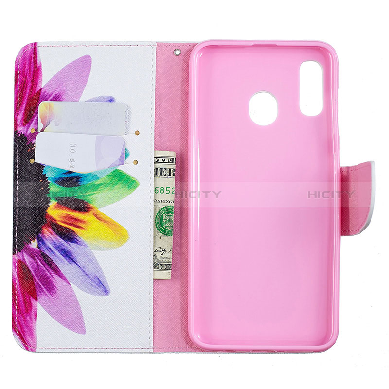 Coque Portefeuille Motif Fantaisie Livre Cuir Etui Clapet B01F pour Samsung Galaxy M10S Plus