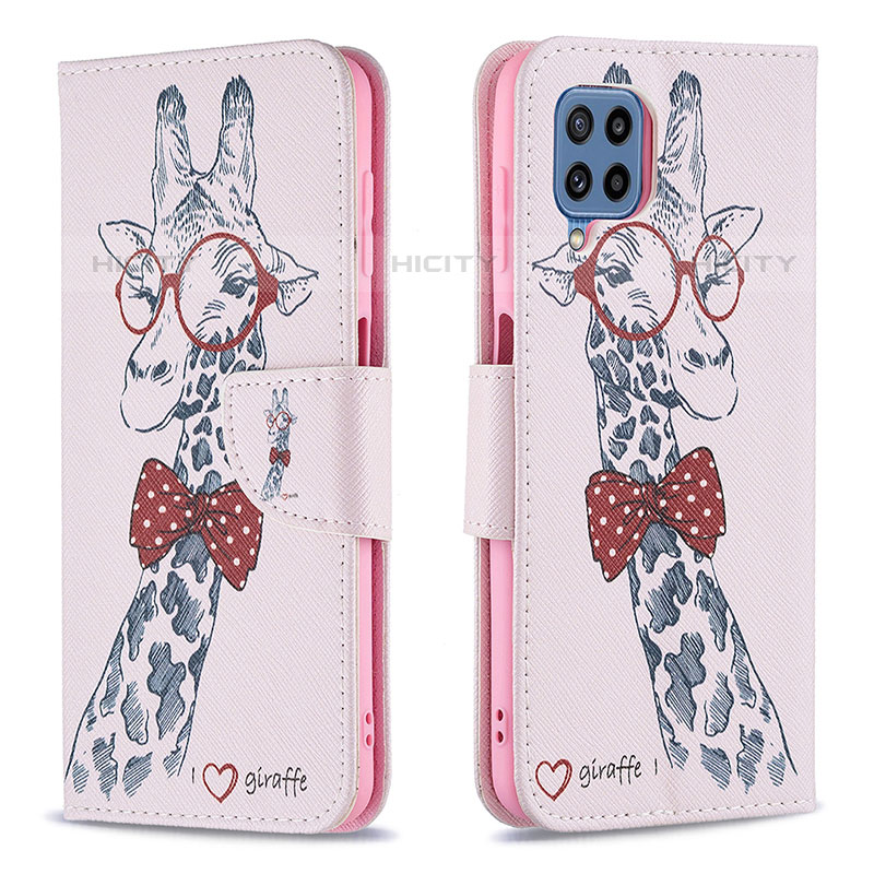 Coque Portefeuille Motif Fantaisie Livre Cuir Etui Clapet B01F pour Samsung Galaxy M32 4G Plus