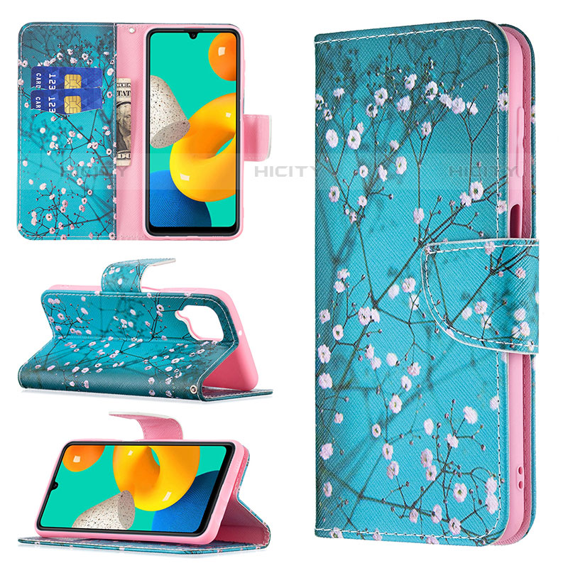 Coque Portefeuille Motif Fantaisie Livre Cuir Etui Clapet B01F pour Samsung Galaxy M32 4G Plus