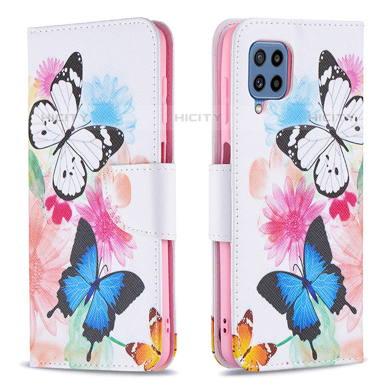 Coque Portefeuille Motif Fantaisie Livre Cuir Etui Clapet B01F pour Samsung Galaxy M32 4G Plus