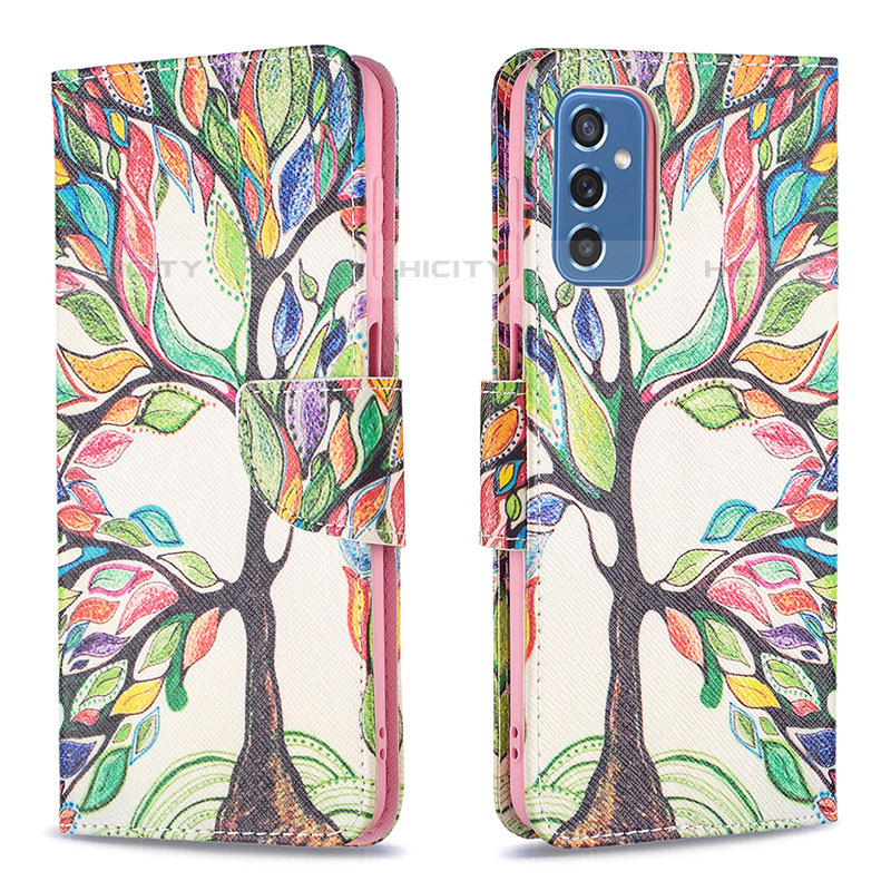 Coque Portefeuille Motif Fantaisie Livre Cuir Etui Clapet B01F pour Samsung Galaxy M52 5G Plus