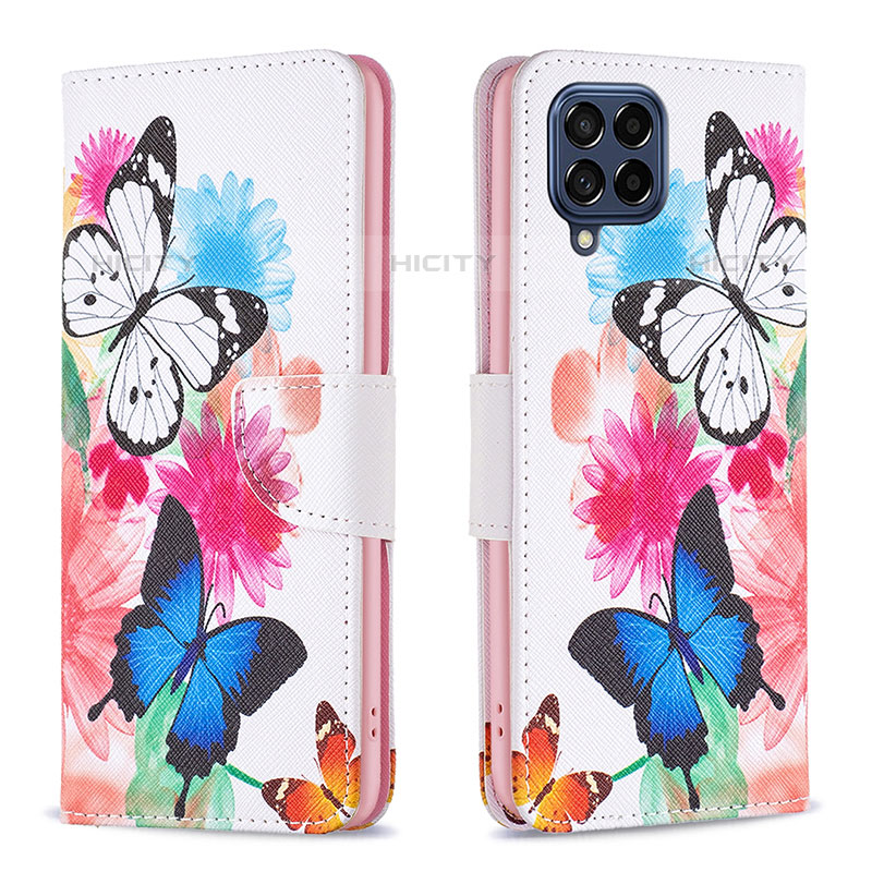 Coque Portefeuille Motif Fantaisie Livre Cuir Etui Clapet B01F pour Samsung Galaxy M53 5G Plus