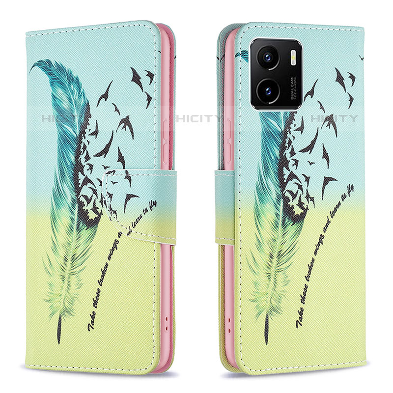 Coque Portefeuille Motif Fantaisie Livre Cuir Etui Clapet B01F pour Vivo iQOO U5x Plus