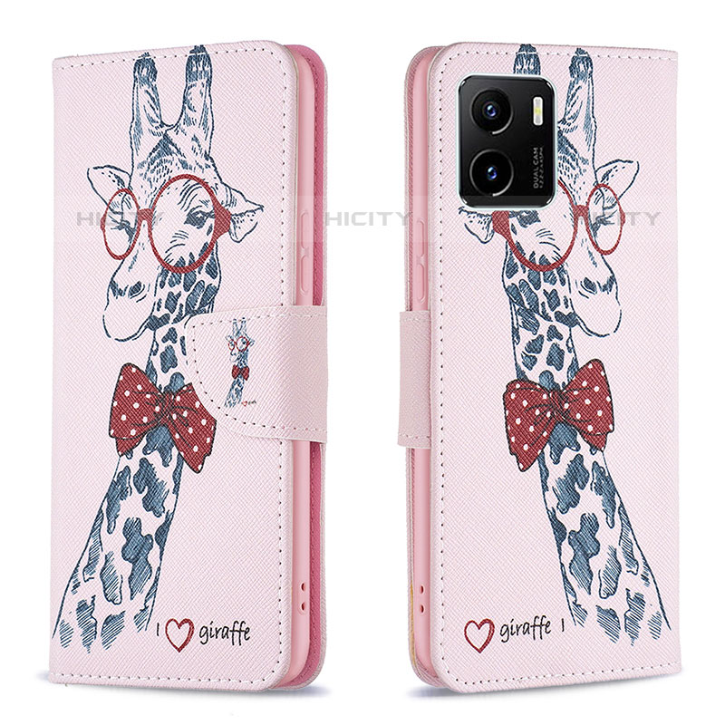 Coque Portefeuille Motif Fantaisie Livre Cuir Etui Clapet B01F pour Vivo iQOO U5x Plus