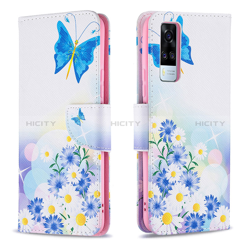 Coque Portefeuille Motif Fantaisie Livre Cuir Etui Clapet B01F pour Vivo Y53s NFC Plus