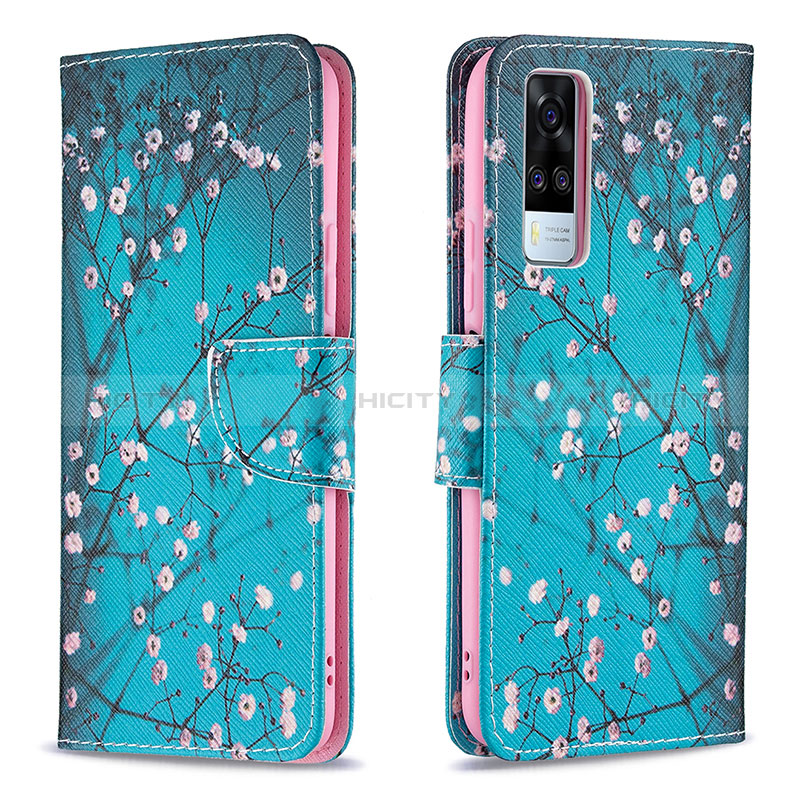 Coque Portefeuille Motif Fantaisie Livre Cuir Etui Clapet B01F pour Vivo Y53s NFC Plus