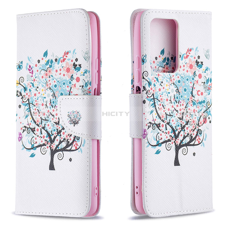 Coque Portefeuille Motif Fantaisie Livre Cuir Etui Clapet B01F pour Xiaomi Mi 11T 5G Blanc Plus