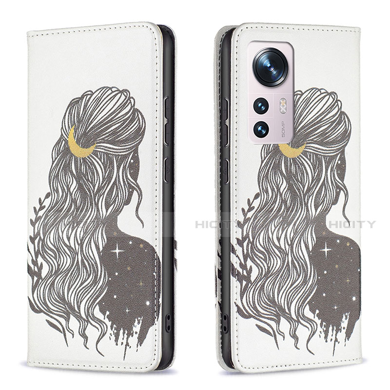 Coque Portefeuille Motif Fantaisie Livre Cuir Etui Clapet B01F pour Xiaomi Mi 12 5G Plus