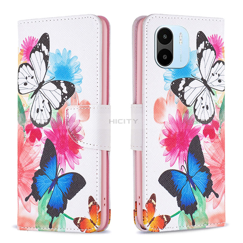 Coque Portefeuille Motif Fantaisie Livre Cuir Etui Clapet B01F pour Xiaomi Poco C50 Colorful Plus