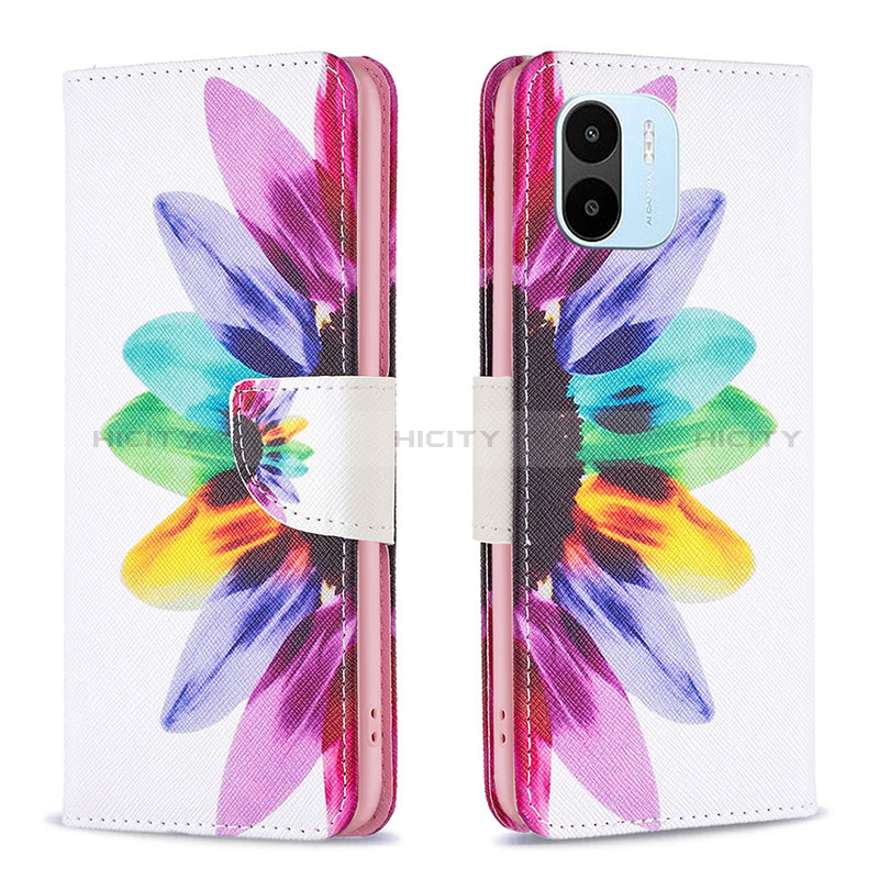 Coque Portefeuille Motif Fantaisie Livre Cuir Etui Clapet B01F pour Xiaomi Poco C51 Plus