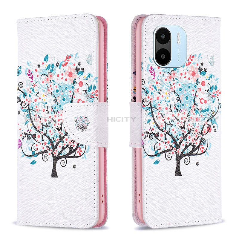 Coque Portefeuille Motif Fantaisie Livre Cuir Etui Clapet B01F pour Xiaomi Poco C51 Plus