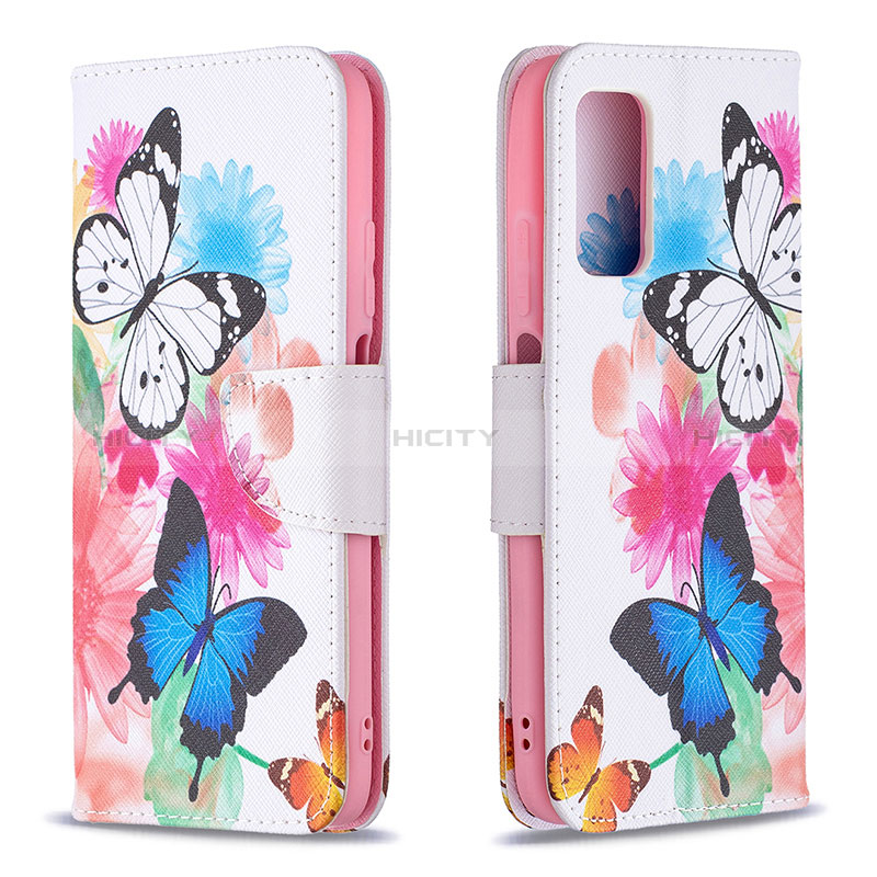 Coque Portefeuille Motif Fantaisie Livre Cuir Etui Clapet B01F pour Xiaomi Poco M3 Colorful Plus