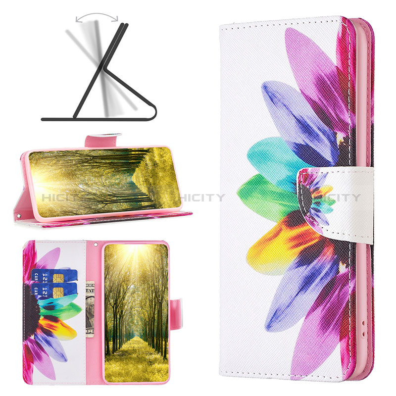 Coque Portefeuille Motif Fantaisie Livre Cuir Etui Clapet B01F pour Xiaomi Poco M4 Pro 4G Plus