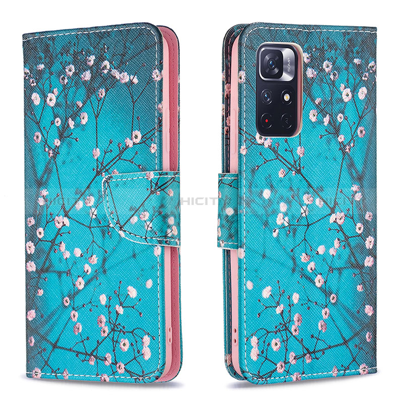 Coque Portefeuille Motif Fantaisie Livre Cuir Etui Clapet B01F pour Xiaomi Poco M4 Pro 5G Plus