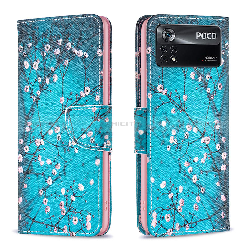 Coque Portefeuille Motif Fantaisie Livre Cuir Etui Clapet B01F pour Xiaomi Poco X4 Pro 5G Plus