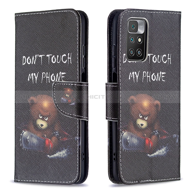 Coque Portefeuille Motif Fantaisie Livre Cuir Etui Clapet B01F pour Xiaomi Redmi 10 (2022) Plus