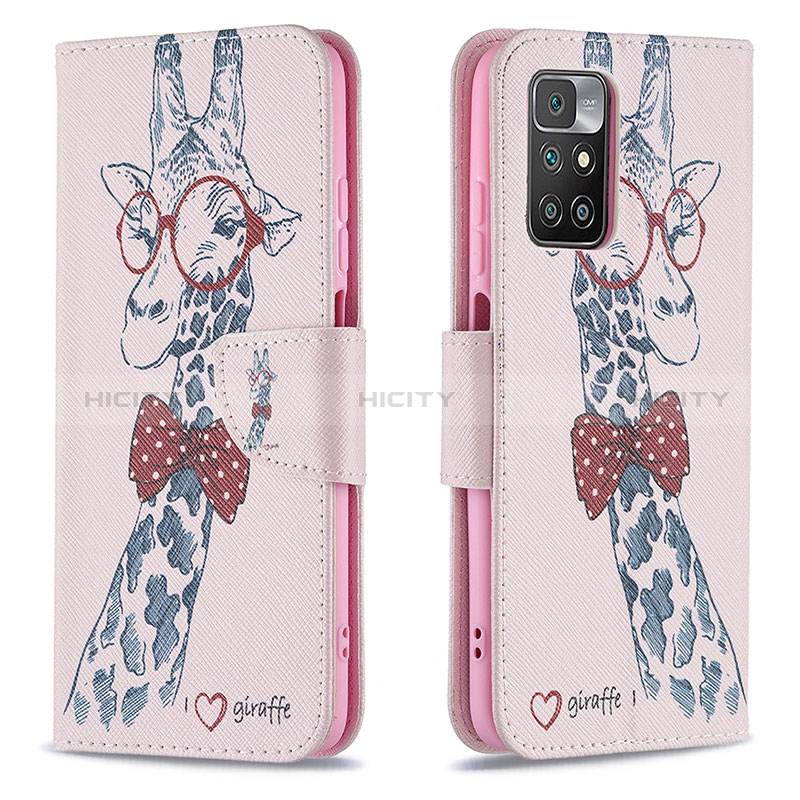 Coque Portefeuille Motif Fantaisie Livre Cuir Etui Clapet B01F pour Xiaomi Redmi 10 (2022) Plus