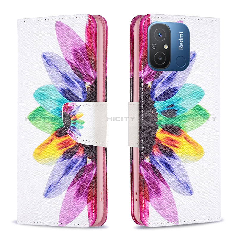 Coque Portefeuille Motif Fantaisie Livre Cuir Etui Clapet B01F pour Xiaomi Redmi 11A 4G Mixte Plus