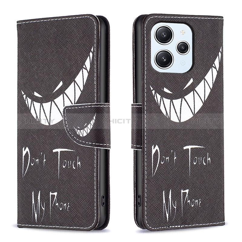 Coque Portefeuille Motif Fantaisie Livre Cuir Etui Clapet B01F pour Xiaomi Redmi 12 4G Plus