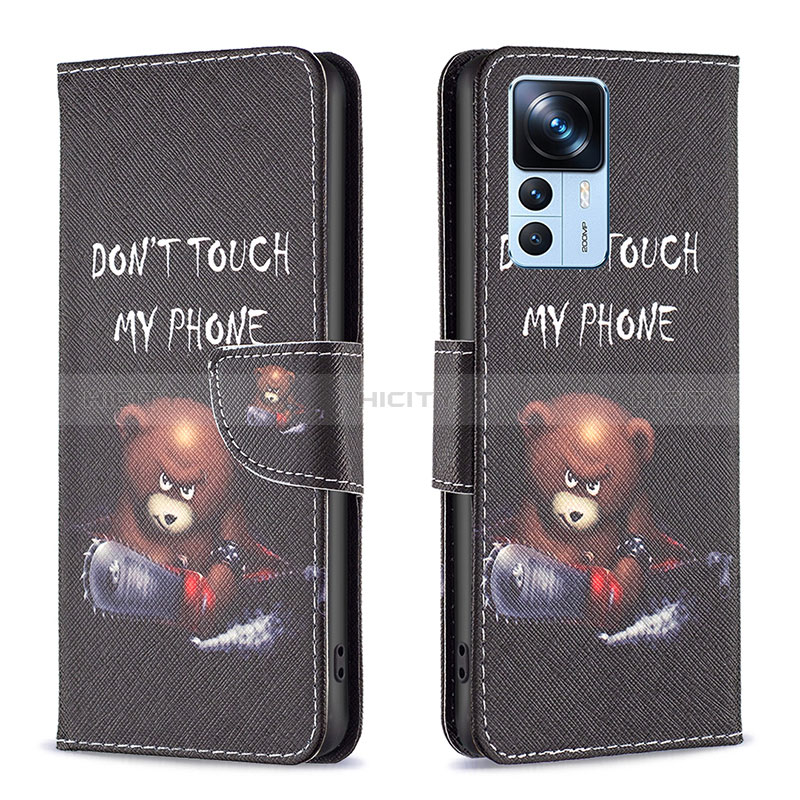 Coque Portefeuille Motif Fantaisie Livre Cuir Etui Clapet B01F pour Xiaomi Redmi K50 Ultra 5G Plus